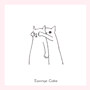[sponge cake]原创纹身贴纸防水持久软妹黑白可爱躲猫猫猫咪e040