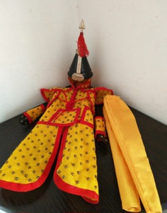 1/6 12寸 兵人 清朝八旗盔甲 镶黄旗盔甲 加裤子