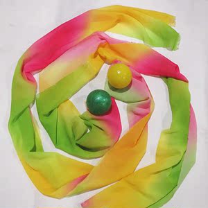 包邮 彩带球 长稠彩带球 柔力球 绸带球 太极柔力球