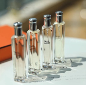 现货hermes爱马仕香水twilly丝巾/丝意,椒香套装拆卖15ml小样