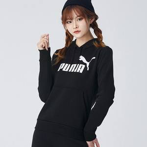 puma彪马正品2020春秋新款女士长袖套头衫运动服休闲卫衣586938