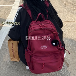 日本代购GP书包女小众设计感大容量高颜值双肩包初高中大学生背包