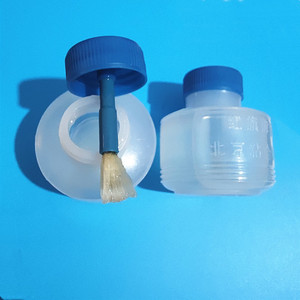 高粘度红旗牌小胶水液体胶棒软毛刷液体圆形财务办公学生胶水60m