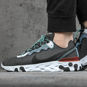 正品耐克男鞋react element55高桥盾运动休闲缓震跑步鞋潮 cd2153