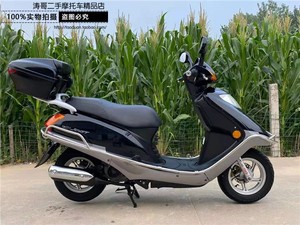 二手摩托车整车原装正品带箱国三豪爵喜之星100cc踏板车燃油机车