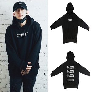 中国有嘻哈pgone同款红花会纯棉加绒连帽卫衣秋冬明星男女情侣