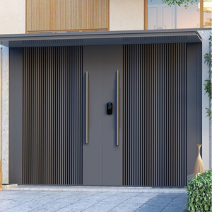 铝合金庭院门花园别墅大门现代简约入户门乡村自建房不锈钢院子门