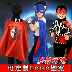 万圣节成人儿童披风男cos演出服装超人蜘蛛侠美国队长蝙蝠斗篷