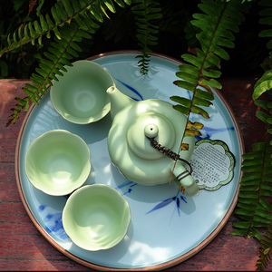 东道汝窑恒福茶具