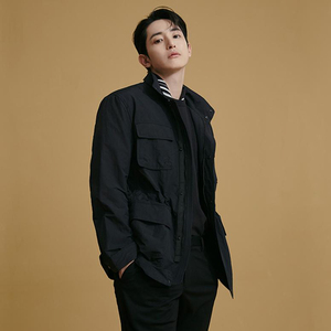 李洙赫韩国明星同款0720春款sieg fahrenheit休闲短款夹克外套