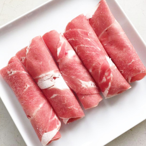 优记食品 羔羊肉片 200g 羔羊羊肩肉卷 火锅涮羊肉火锅食材 清真