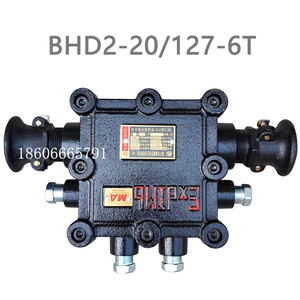 厂家直销BHD2-20/127-6T矿用隔爆型低压电缆接线盒 20A 电压127V