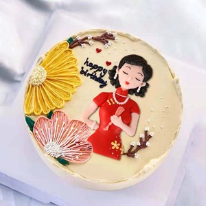 同款货源西瓜姐姐312淘宝【啃啃】小仙女生日蛋糕女神专属送闺蜜