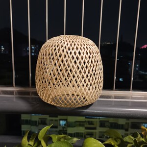 纯手工竹艺吊灯创意小灯笼东南亚餐厅过道客厅阳台日式个性竹子灯