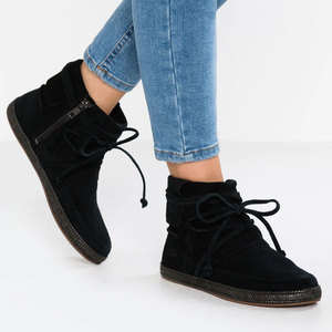 ugg雪地靴女鞋 新款秋冬女士平底休闲侧拉链女靴绑带短靴 1019129