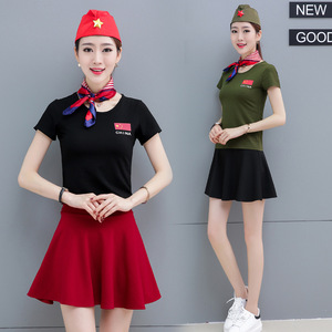 水兵舞服装女夏