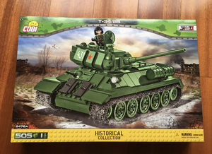 同款货源tb613677075淘宝cobi积木t34坦克模型,现在还剩一盒没拼