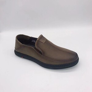 多尔康正品新款真皮一脚蹬懒人鞋软底轻便时尚百搭商务休闲男皮鞋