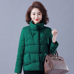 女装特卖京东购物商城官网独特羽绒棉服女短款秋冬季宽松立领