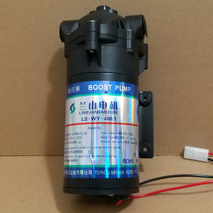 24V400加仑无桶纯水机增压泵 400G增压泵 隔膜水泵商用机稳压泵