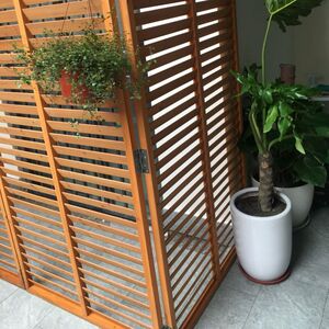 木制百叶 隔断 户外庭院阳台围栏 栅栏 室内屏风 玄关 百叶窗门