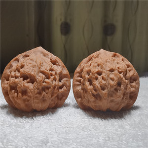 41精品老款崔凯公子帽1001自然桩文玩核桃狮子头平顶麦穗虎头全品