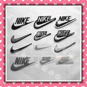 刺绣布贴定制标志nike耐克布贴羽绒服后背小补丁贴迷你布贴缝补