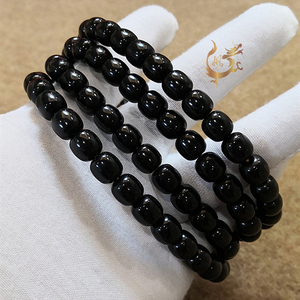 全手工原生态印尼椰蒂108佛珠单圈锁骨链长串脖挂男女款文玩饰品