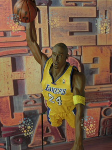 正版麦克法兰 NBA9代 湖人队 科比 KOBE 总冠军限量 模型人偶手办