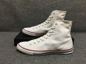 专柜正品现货 匡威all star 经典款白色纯色薄底高帮帆布鞋542525