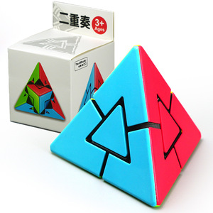 泛新二重奏魔方塔中塔金字塔不规则箭头三角顺滑儿童学生益智玩具