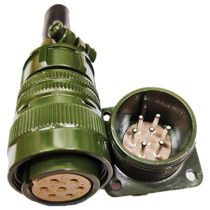 美军标航空插头16s-1s7芯替代松下安川伺服电机接头防水连接器