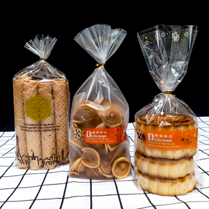 西点袋烘培包装袋曲奇饼干袋点心袋桃酥袋食品包装袋一次性透明袋