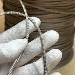 304不锈钢多股钢丝绳细软钢索吊牌线晾衣绳0.3mm-4mm钓鱼线拉绳线