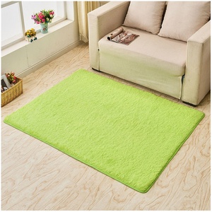 现代简约纯色加厚丝毛地毯客厅沙发卧室满铺防滑飘窗垫床边地毯垫