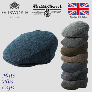 英国正品 Failsworth Harris Tweed哈里斯粗花呢贝雷帽前进帽