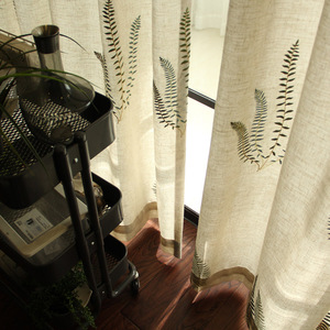 Leonora利奥诺拉 高档美式简约现代定制窗帘成品卧室客厅飘窗阳台