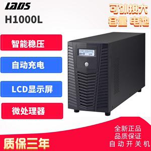 雷迪司H1000L UPS不间断电源1000VA 600W长延时主机 外接12V 电池