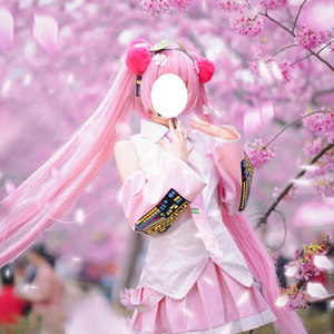 樱初音未来cos服初音MIKU公式服cosplay角色扮演JK粉色装漫展套装