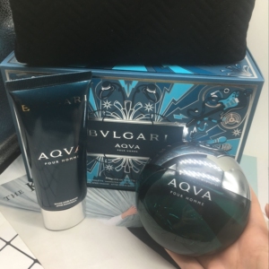 宝格丽碧蓝水能量深蓝男士香水100ml 须后乳100ml套盒