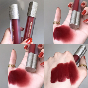 novo唇釉旗舰店官方旗舰奶油冰淇淋唇泥口红学生款小众品牌奶茶色