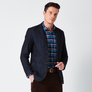 嘉意休闲西装外套男士时尚暗纹新郎伴郎结婚西服职业装男装上衣