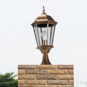 柱头灯围墙灯防水户外灯别墅大门柱子庭院灯家用墙头灯led花园灯