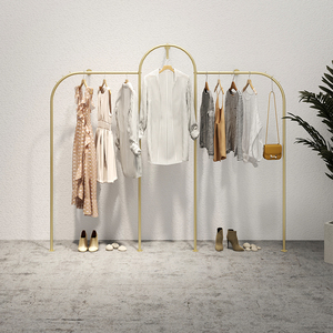 服装展示架上墙壁挂式衣服专用架子女装店简约货架陈列挂衣架落地