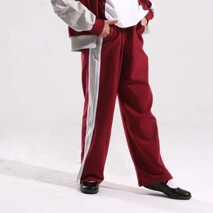 夏秋冬北大附小酒红色校服校裤中性纯棉冬款加绒夏纯棉短袖中裤