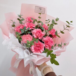 38女王节 南宁同城鲜花速递 9支康乃馨花束 女神节送礼 店主实拍