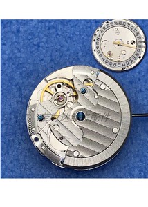 荣时达手表配件全新天津t16银色打磨机芯8200代用自动机芯三字位