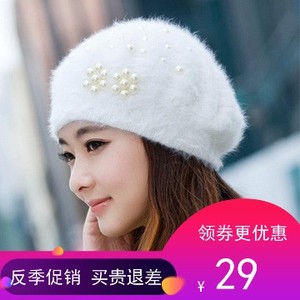 针织女帽春秋