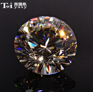 蒂雅希仿真钻石进口高碳纳米合成钻石裸钻81切面16心16箭