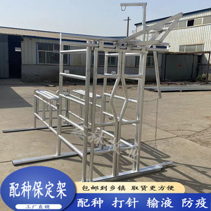 牛用配种架保定架加厚钢管养牛场用养殖设备配牛用的架子兽用器械